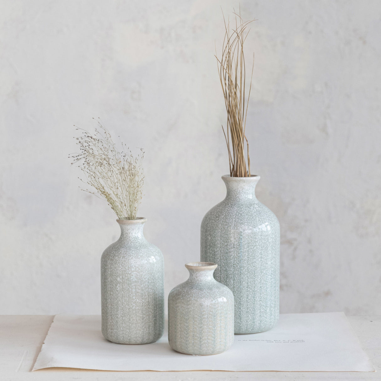 Reactive Glaze Ceramic Bud Vase