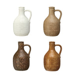 Vintage-Inspired Reactive Glaze Ceramic Stoneware Jug with Handle