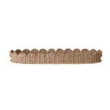 Hand-Woven Bankuan Scalloped Tray with Handles