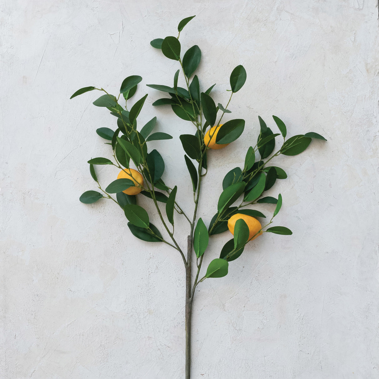 Faux Lemon Tree Branch Stem