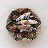Hand-Painted Ceramic Fish Wall Figurine