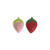 Hand-Painted Ceramic Strawberry Shaped Trinket Dish