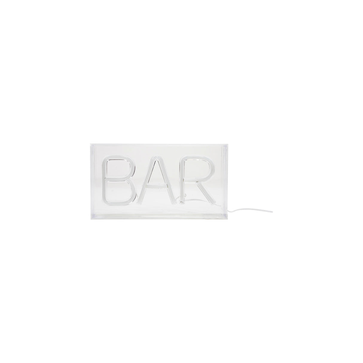 BAR Red LED Faux Neon Light with USB Cord