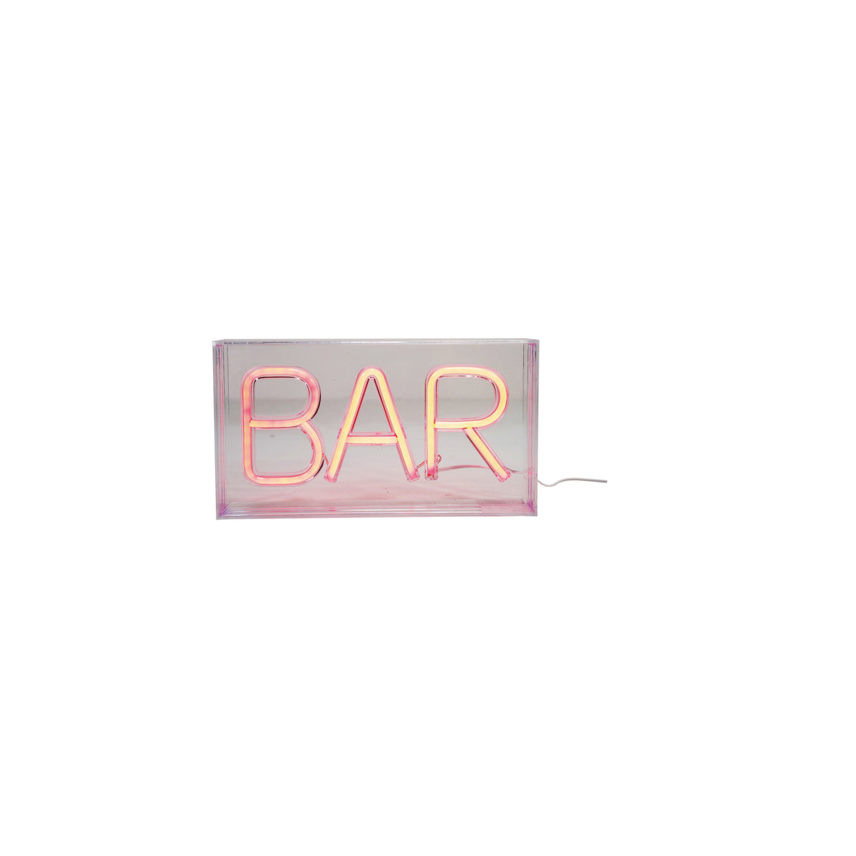 BAR Red LED Faux Neon Light with USB Cord