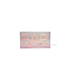 BAR Red LED Faux Neon Light with USB Cord