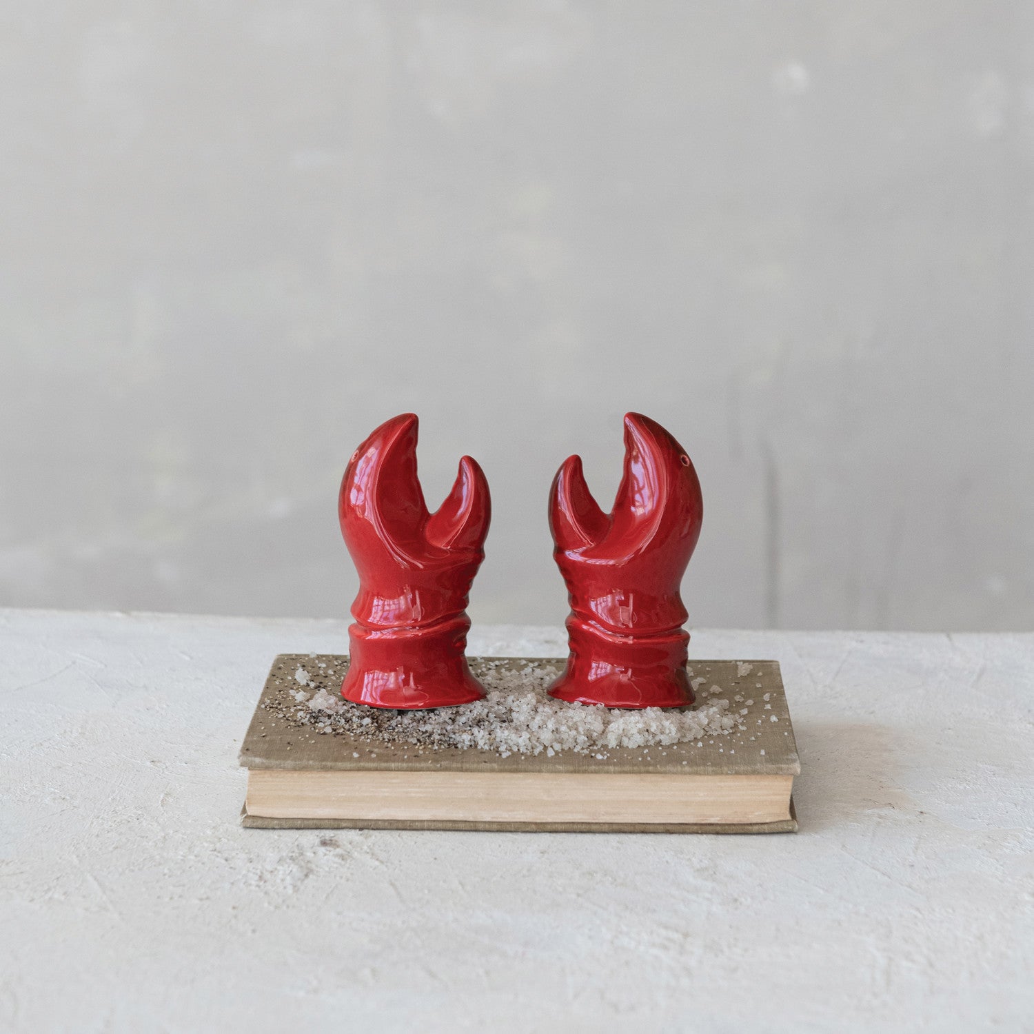 Red Lobster Claw Salt & Pepper Shaker Set – Rust & Cinder