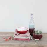 Hand-Painted Cherry Drinking Glass