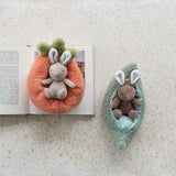 Plush Bunny with Cozy Pod Bed