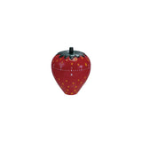 Red strawberry-shaped 1-hour twist timer with green leaves and yellow seed details.