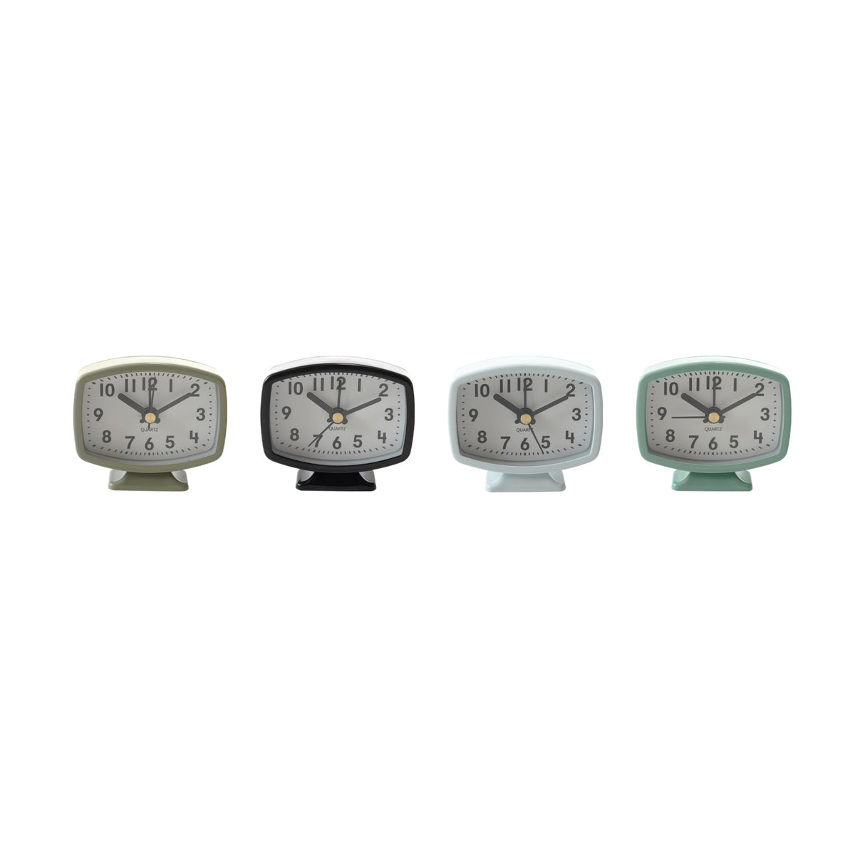 Mini Metal Footed Alarm Clock | 4 Colors