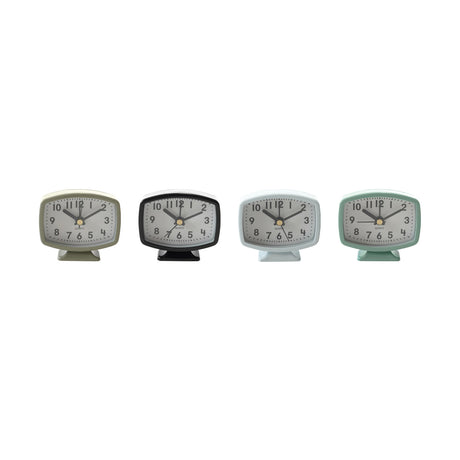 Mini Metal Footed Alarm Clock | 4 Colors
