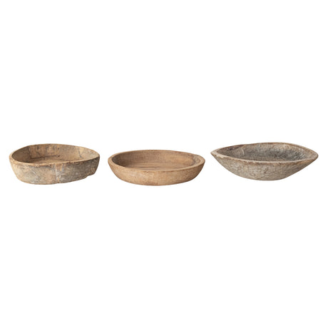 Vintage Oversized Teakwood Decorative Bowl