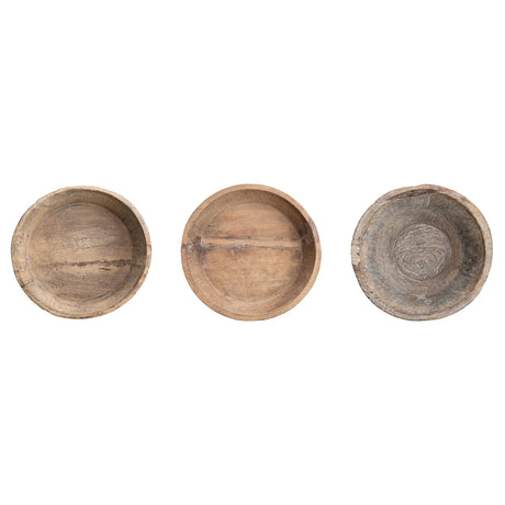 Vintage Oversized Teakwood Decorative Bowl