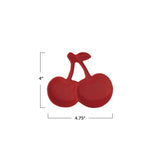 Cherry Shaped Red Ceramic Dish