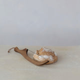 Acacia Wood Bread Bow Knife with Stainless Steel Blade