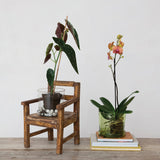Distressed Reclaimed Wood Mini Decorative Chair