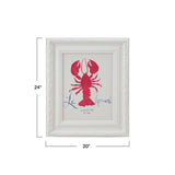Le Homard Framed Lobster Wall Art