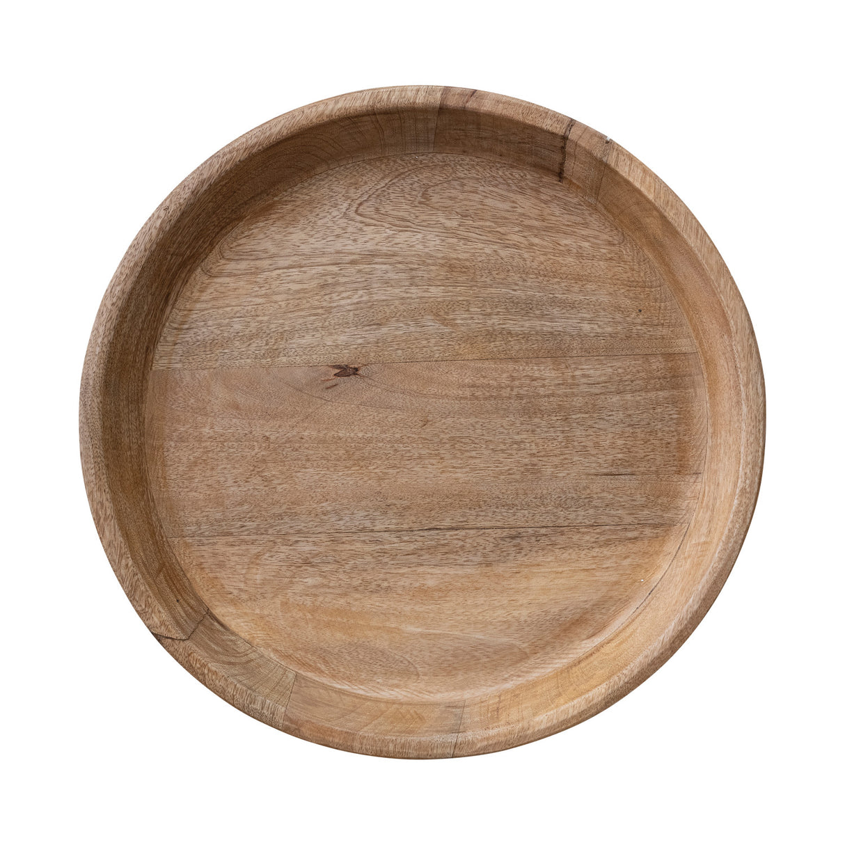 Round Mango Wood Round Tray