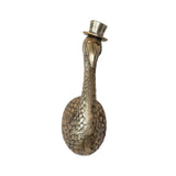 Gold Flamingo Aluminum Head with Top Hat Wall Mount