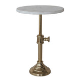 Adjustable Marble Top Pedestal Stand