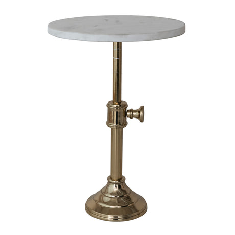 Adjustable Marble Top Pedestal Stand