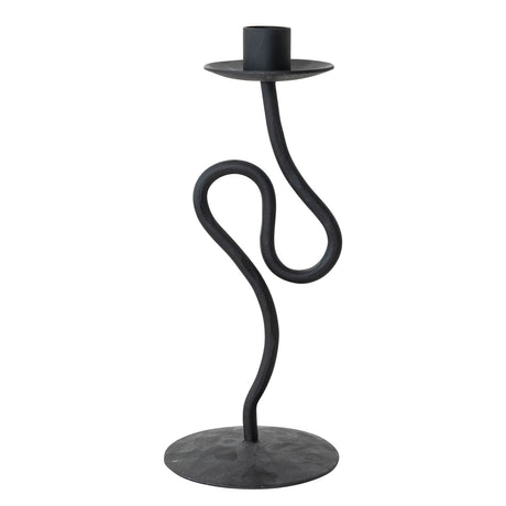Hand-Forged Iron Taper Candle Holder