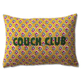 Couch Club Floral Embroidered Lumbar Pillow