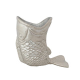 Aluminum Nickel Finish Fish Bottle Holder