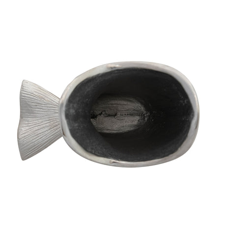 Aluminum Nickel Finish Fish Bottle Holder