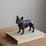 Black French Bulldog Resin Figurine