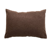 Embroidered Wildflower & Bee Lumbar Pillow