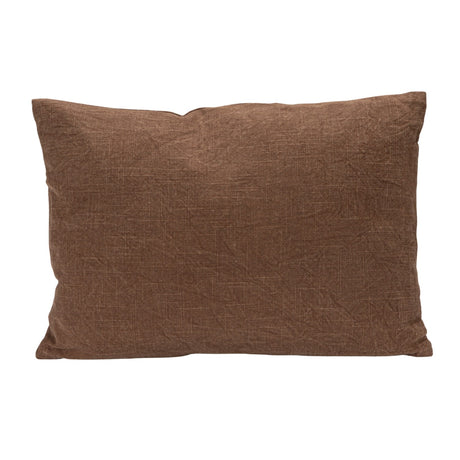 Embroidered Wildflower & Bee Lumbar Pillow
