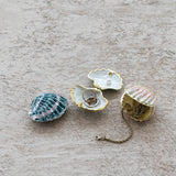 Jeweled Shell Trinket Box