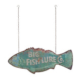 Big Fish Lure Co. Hanging Metal Wall Sign