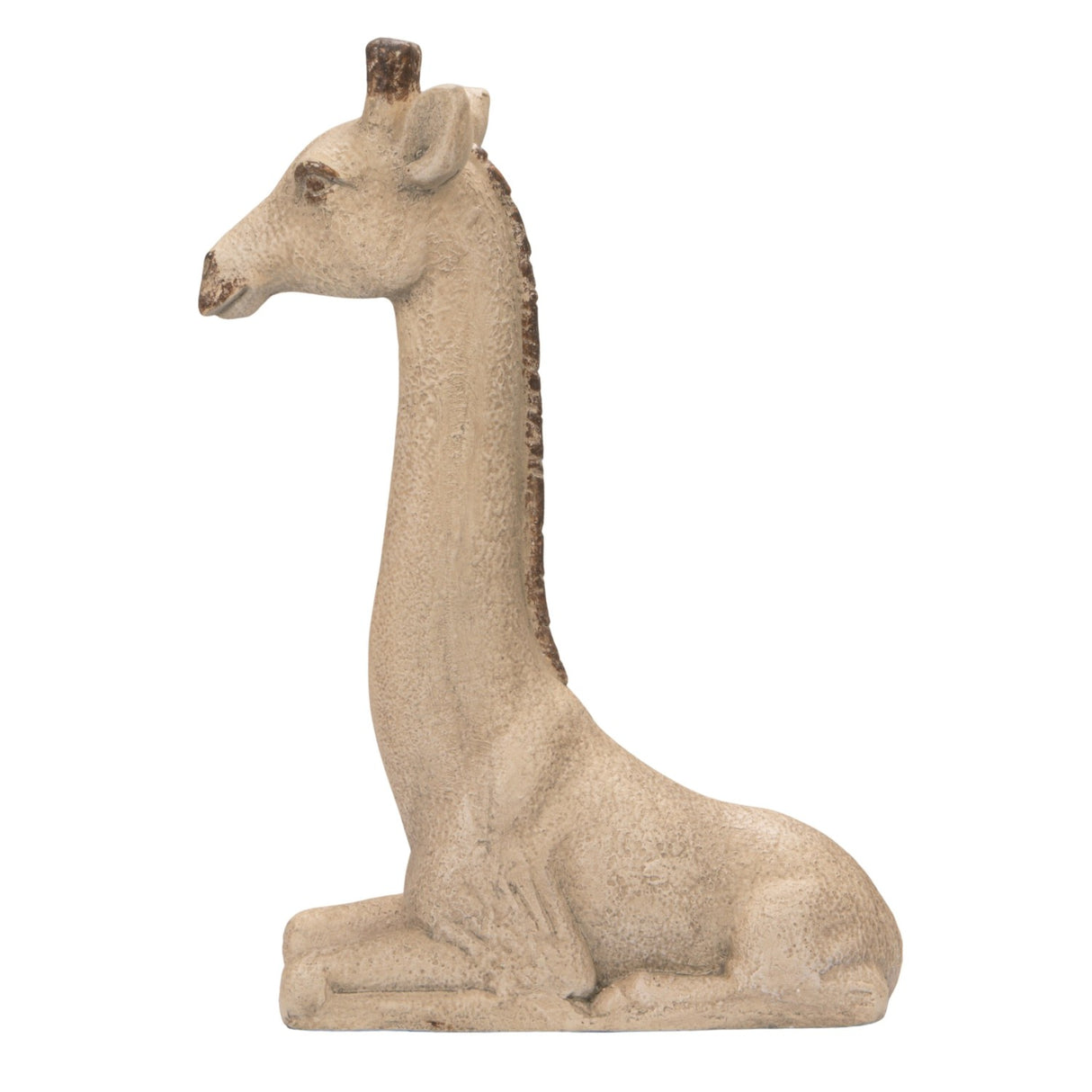 Distressed Giraffe Calf Sculpture