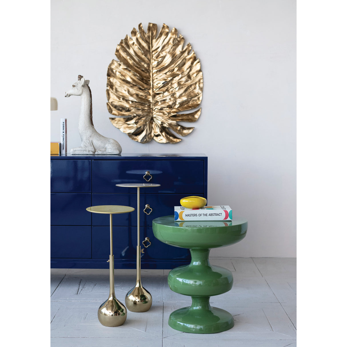 Distressed Giraffe Calf Sculpture