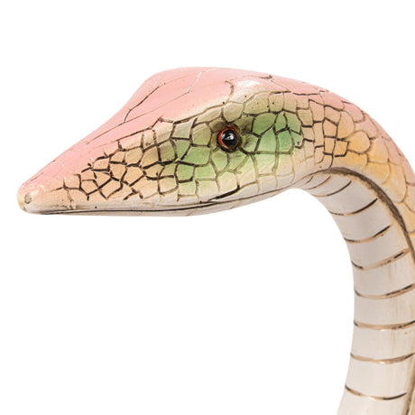 Pastel Coiled Resin Snake