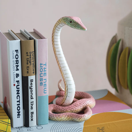 Pastel Coiled Resin Snake