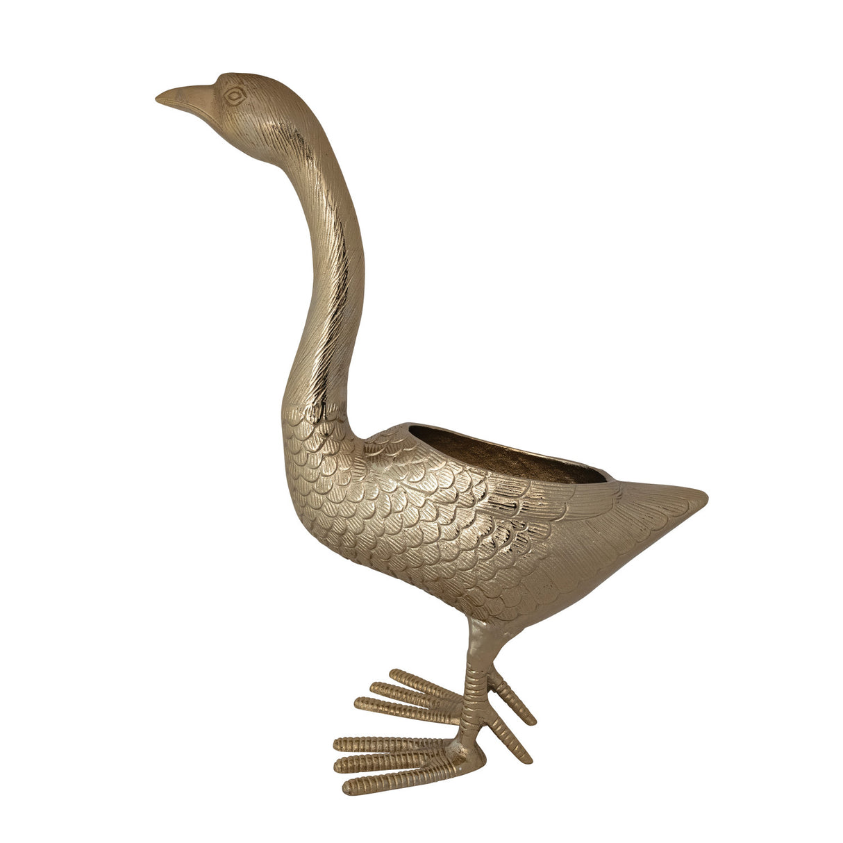 Gold Goose Aluminum Planter