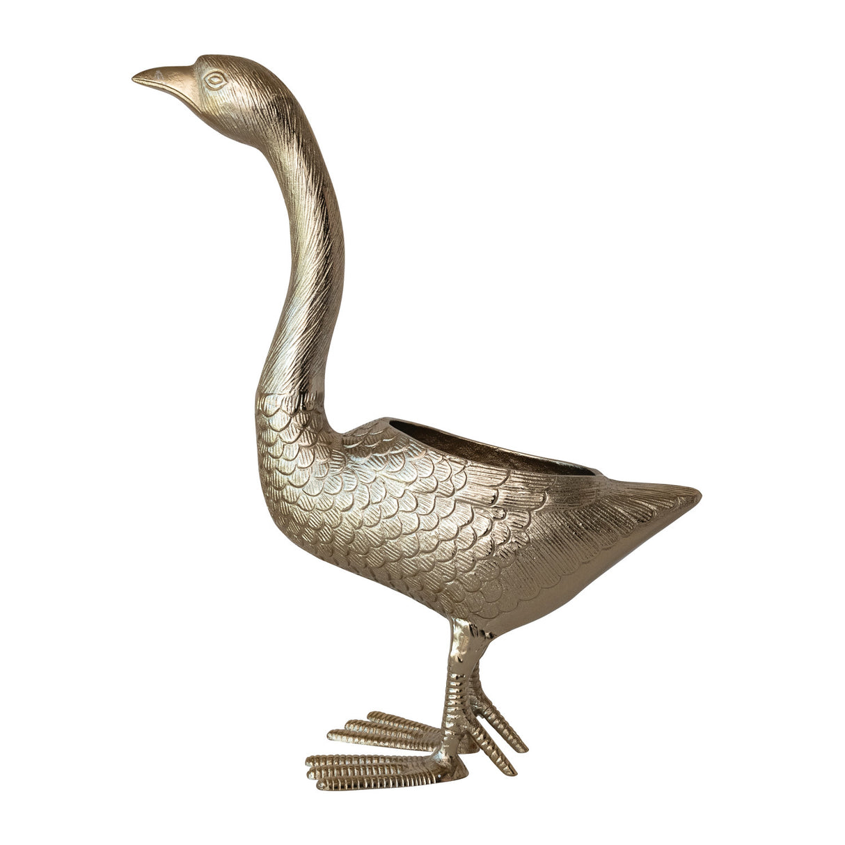 Gold Goose Aluminum Planter