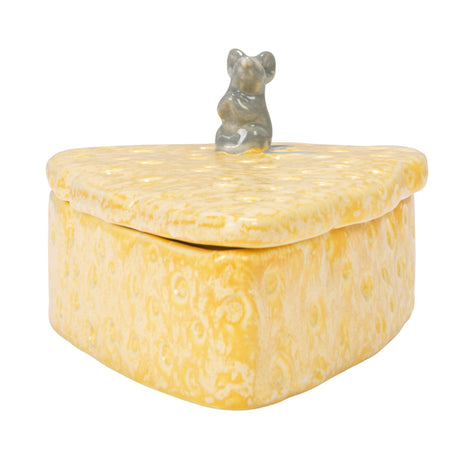 Ceramic Cheese & Mouse Appetizer Fork Set