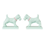 Mint Terrier Dog Cast Iron Bookends