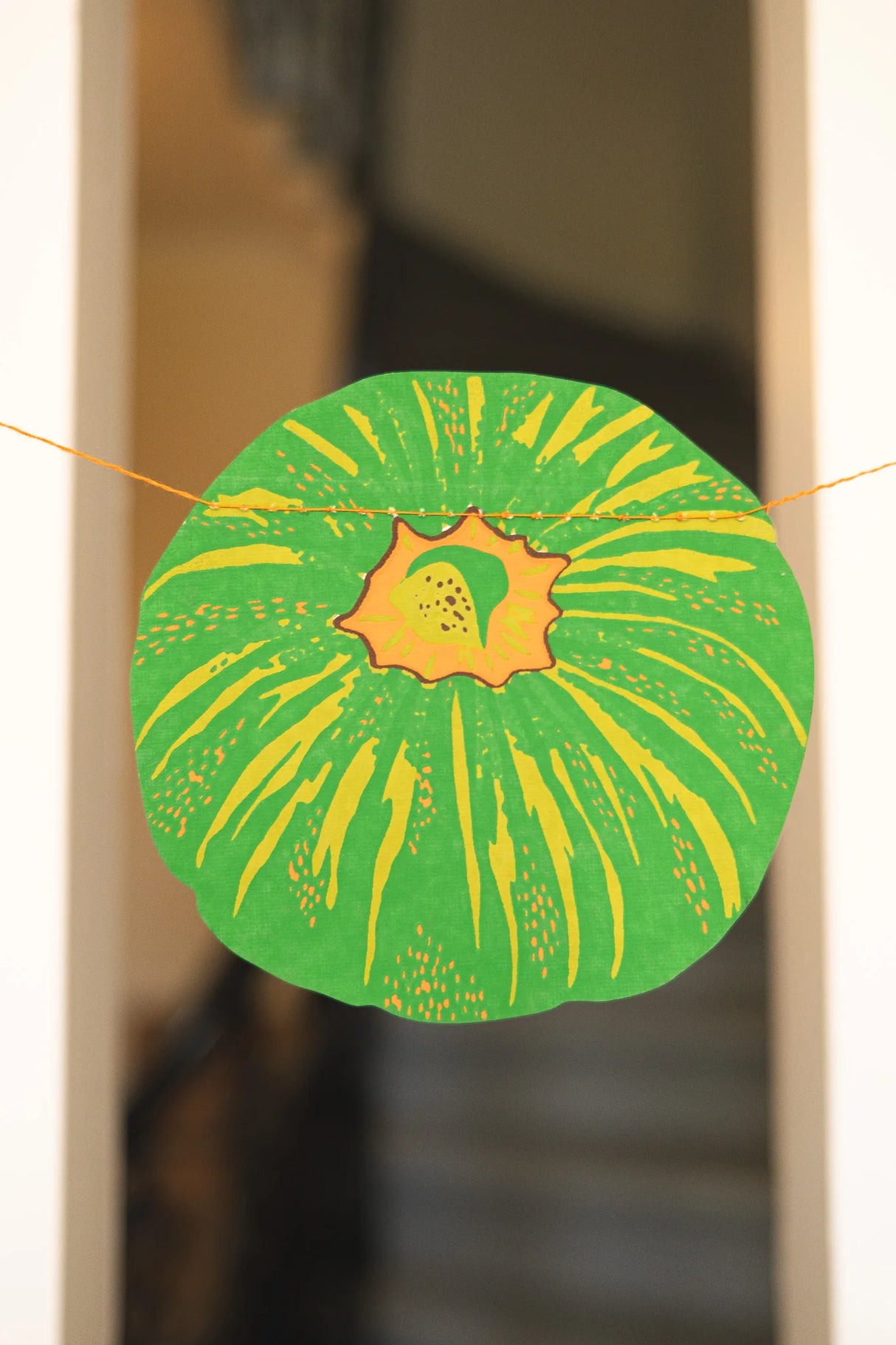 Pumpkin & Spooky Sewn Paper Garland | East End Press