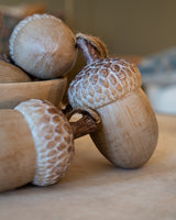 Brown Resin Acorn Ornament