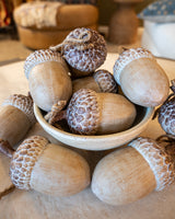 Brown Resin Acorn Ornament