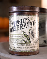 Witch's Conservatory Metal Canisters