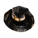 Recycled Iron Halloween Witch Hat Candy Bucket