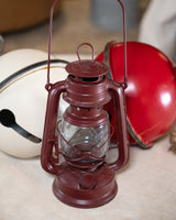 Vintage-Inspired Red Camping Lantern