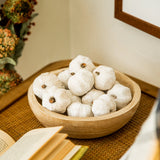 Bag of Dried Miniature Raffia Faux Pumpkins (Set of 15)