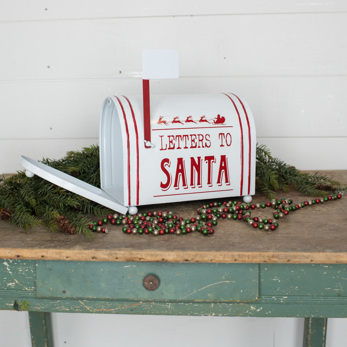 Letters to Santa Metal Mailbox